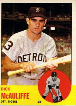 1963 Topps Baseball Cards      064      Dick McAuliffe
